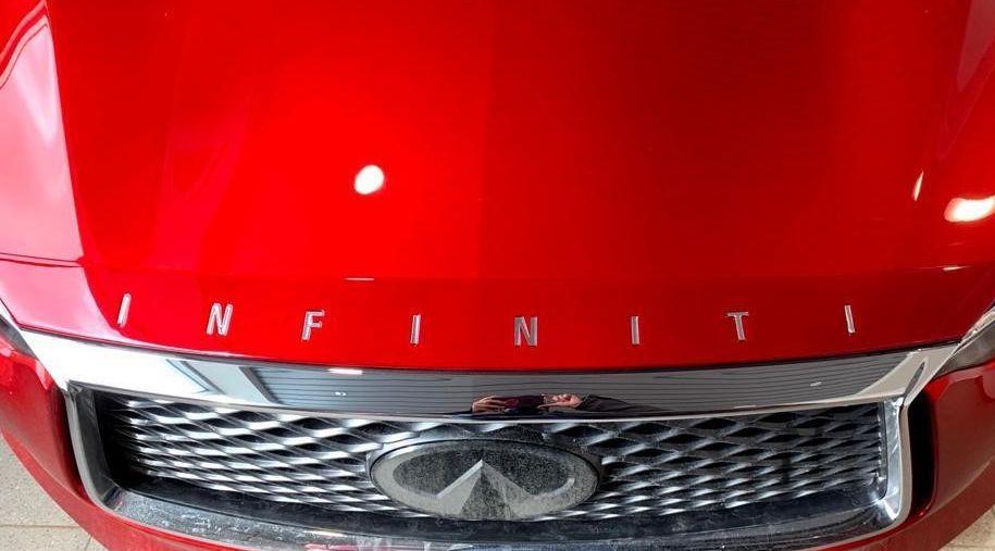 Hood Protector w/ Logo for 2019-2026 Infiniti QX50 — 3