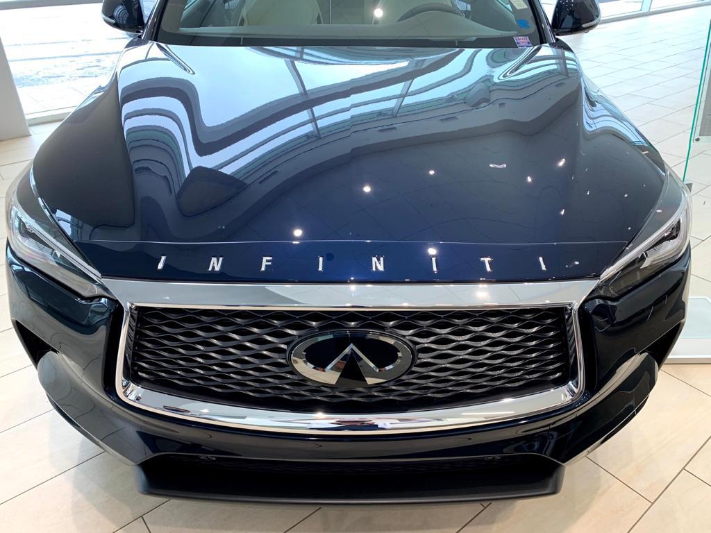 Hood Protector w/ Logo for 2019-2026 Infiniti QX50 — 2
